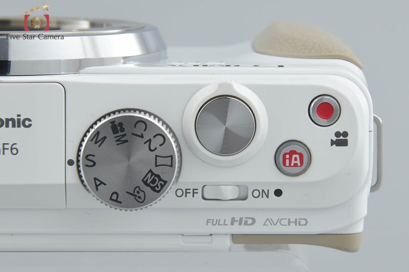 Panasonic LUMIX DMC-GF6W Double Zoom Lens Kit White (Japanese Language Only)