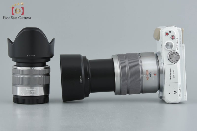 Panasonic LUMIX DMC-GF6W Double Zoom Lens Kit White (Japanese Language Only)