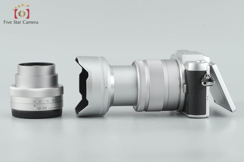 Panasonic LUMIX DMC-GF7W Double Zoom Lens Kit Silver (Japanese Language Only)