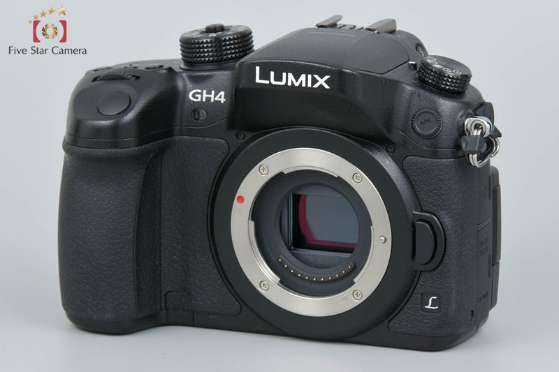 Panasonic LUMIX DMC-GH4 Black Mirrorless Camera (Japanese Language Only)
