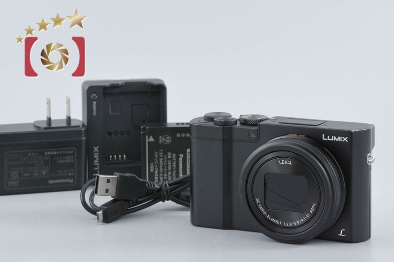 Panasonic LUMIX DMC-TX1 Black 20.1 MP Digital Camera [Excellent]