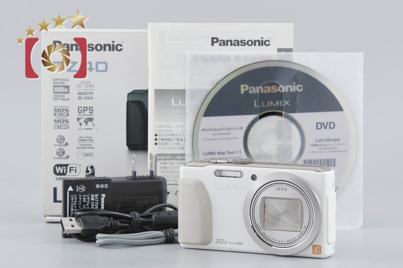 Panasonic LUMIX DMC-TZ40 White Compact Digital Camera (Japanese Language Only)