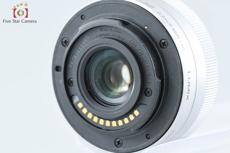 Panasonic LUMIX G VARIO 12-32mm f/3.5-5.6 ASPH. MEGA O.I.S. H-FS12032 Silver
