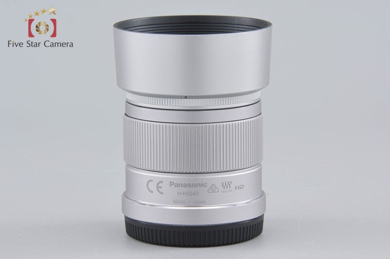 Panasonic LUMIX G 42.5mm f/1.7 ASPH. POWER O.I.S. H-HS043 Silver [Near Mint]