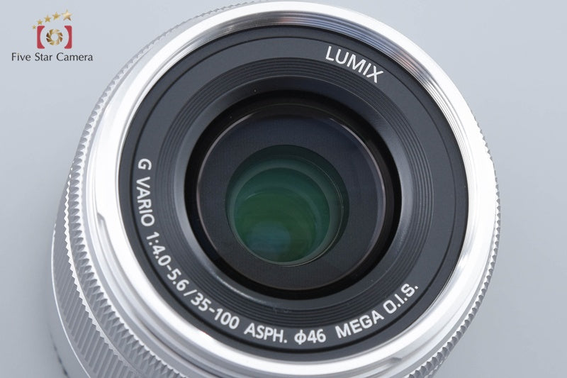 Panasonic LUMIX G VARIO 35-100mm f/4-5.6 ASPH. MEGA O.I.S. H-FS35100 Silver