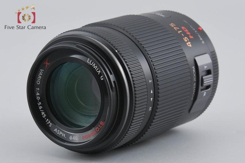 Panasonic LUMIX G X VARIO 45-175mm f/4-5.6 ASPH. POWER O.I.S. H-PS45175 Black