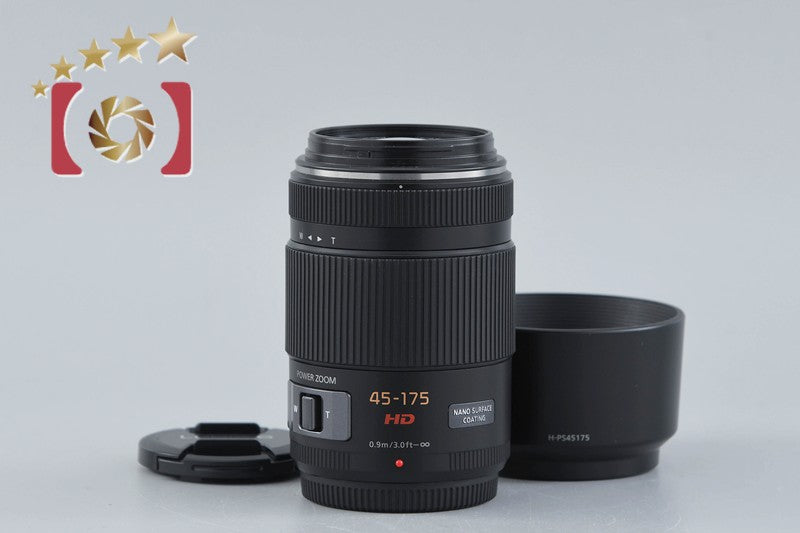 Panasonic LUMIX G X VARIO 45-175mm f/4-5.6 ASPH. POWER O.I.S. H-PS45175 Black