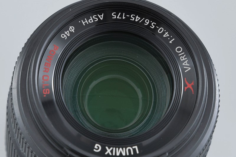 Panasonic LUMIX G X VARIO 45-175mm f/4-5.6 ASPH. POWER O.I.S. H-PS45175 Black