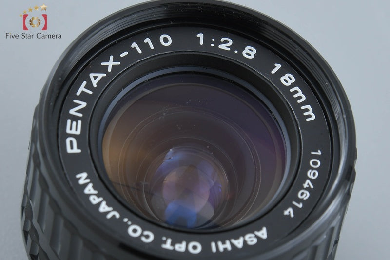 Pentax 110 18mm f/2.8 + 24mm f/2.8 + 50mm f/2.8 [Very Good]