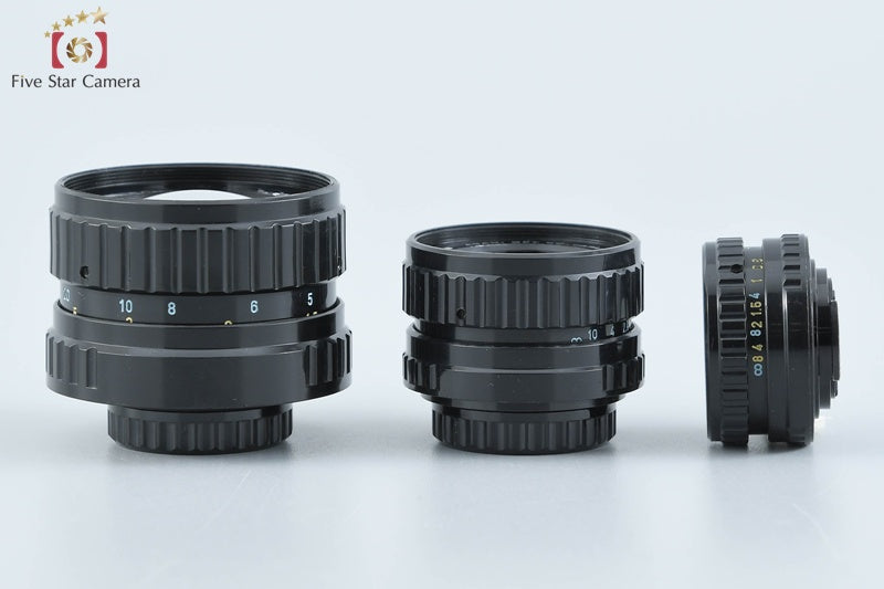 Pentax 110 18mm f/2.8, 24mm f/2.8, 50mm f/2.8 [Very Good]