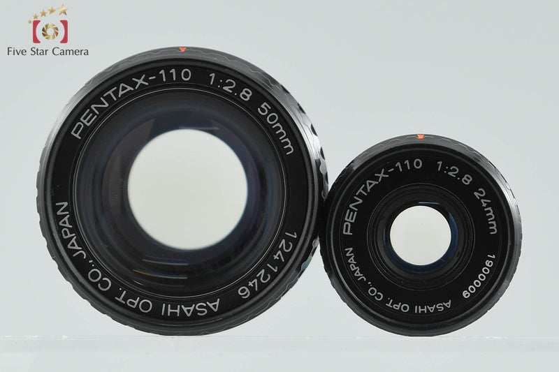 Pentax 110 24mm f/2.8 + 50mm f/2.8 w/ Box
