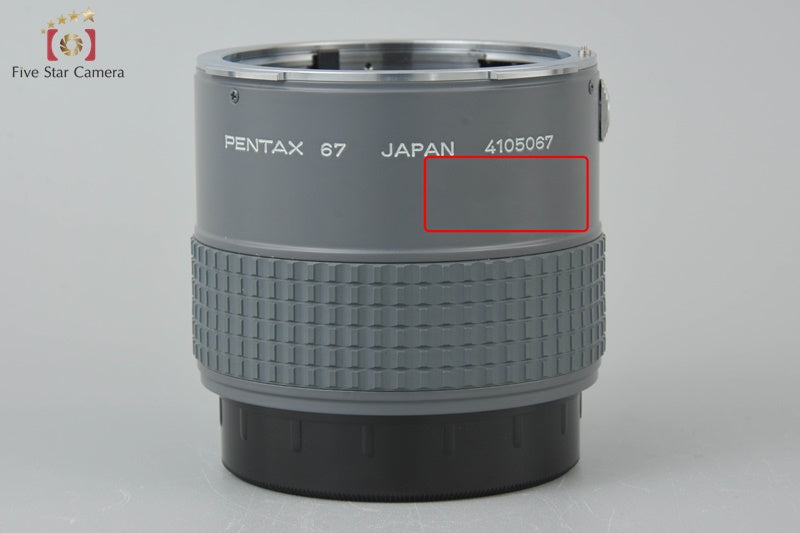 Very Good!! PENTAX 67 Rear Converter 2x Teleconverter for 6x7 67 67II
