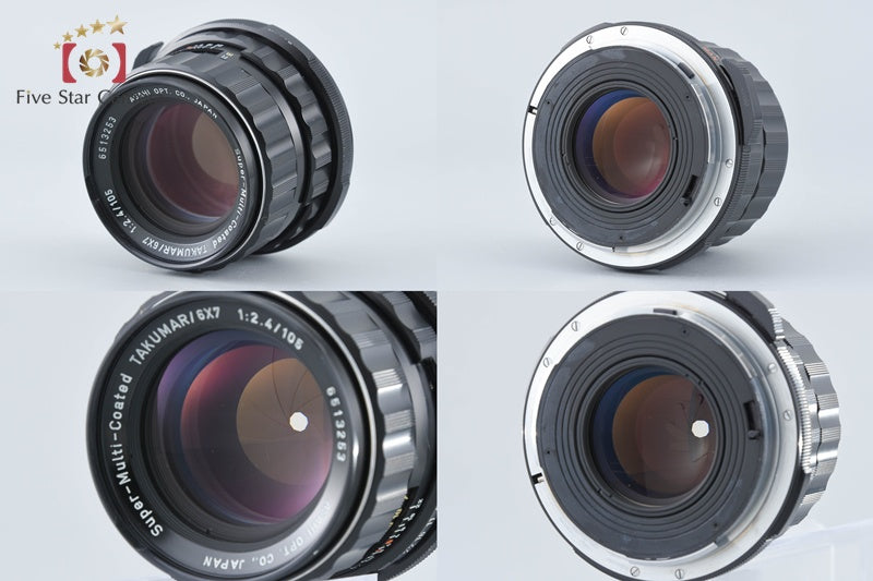 PENTAX 6x7 Eye Level Early Model + SMC TAKUMAR 6x7 105mm f/2.4