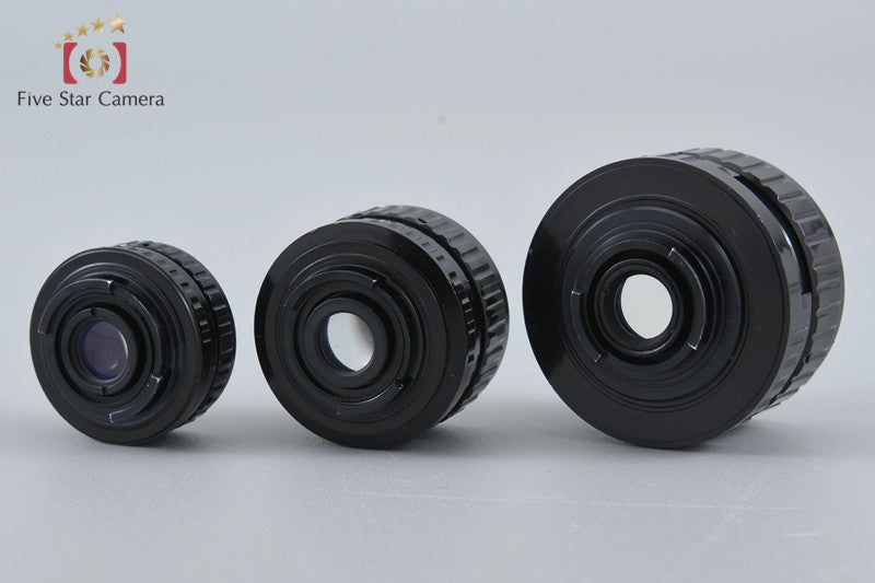 PENTAX auto 110 + 110 18/2.8, 24/2.8, 50/2.8 Lenses [Very Good]