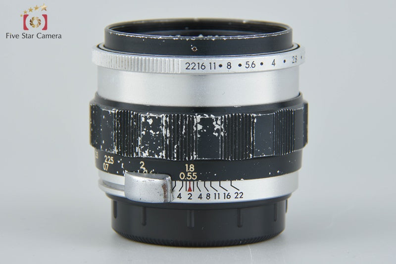 Very Good!! PENTAX Auto-Takumar 55mm f/2 M42 Mount Lens