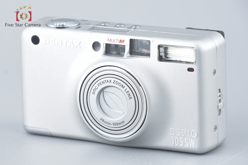 Pentax ESPIO 105SW Silver 35mm Point & Shoot Film Camera [Near Mint]