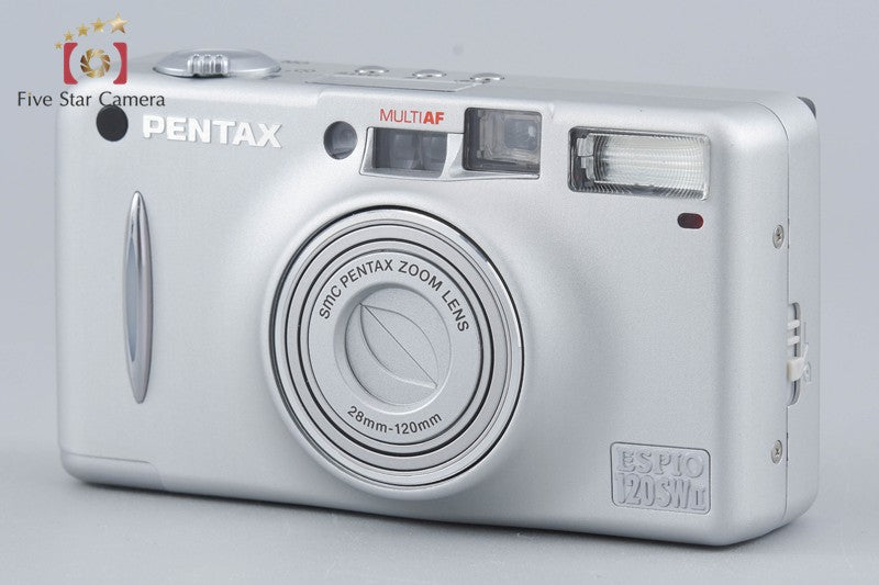 Pentax ESPIO 120SWII Silver 35mm Point & Shoot Film Camera