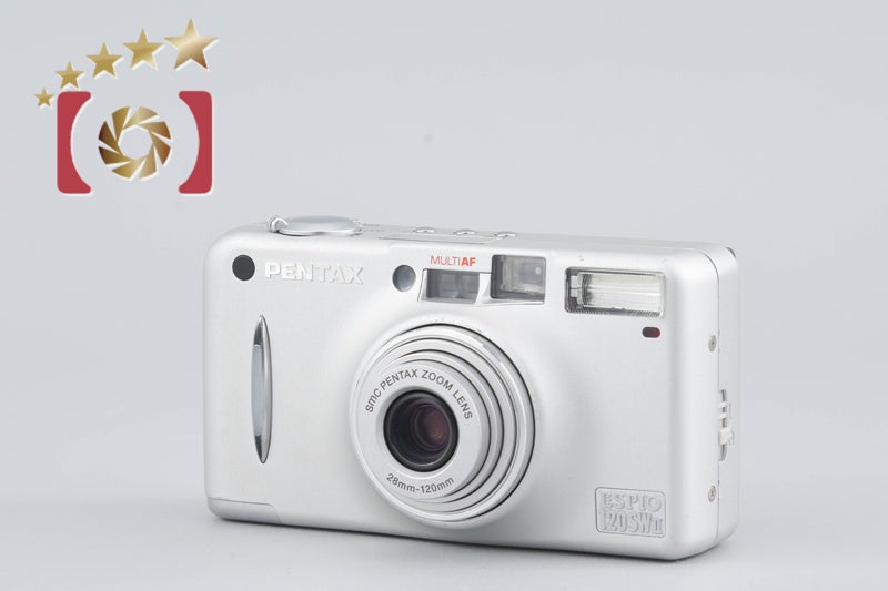Pentax ESPIO 120SWII Silver 35mm Point & Shoot Film Camera [Very Good]