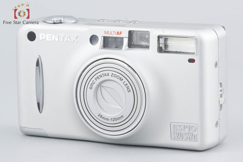 Pentax ESPIO 120SWII Silver 35mm Point & Shoot Film Camera [Very Good]