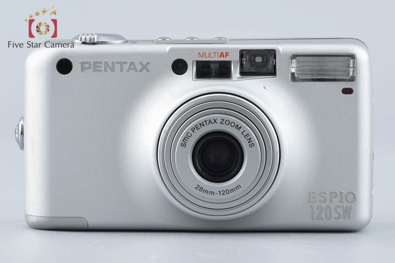 Pentax ESPIO 120SW Silver 35mm Point & Shoot Film Camera [Very Good]