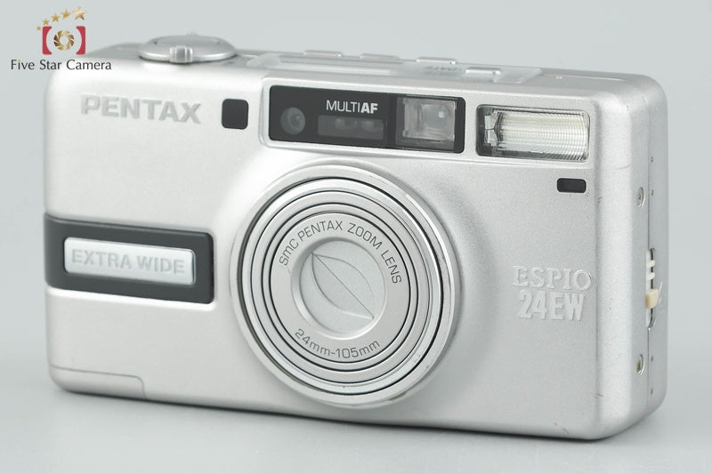 Pentax ESPIO 24EW Silver 35mm Point & Shoot Film Camera [Very Good]