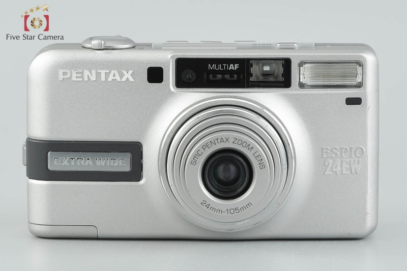 Pentax ESPIO 24EW Silver 35mm Point & Shoot Film Camera [Very Good]
