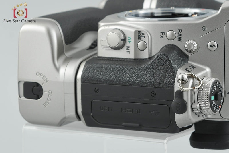 PENTAX K-3 Premium Silver Edition 24.3 MP DSLR Camera Body w/ Box