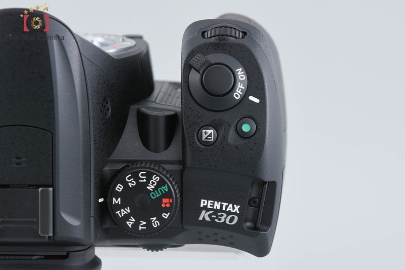 "Count 4" PENTAX K-30 Black 16.3 MP DSLR Camera 18-135 Lens w/ Box [Excellent]