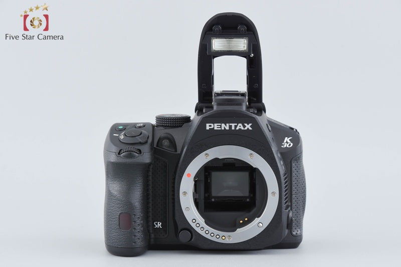 "Count 4" PENTAX K-30 Black 16.3 MP DSLR Camera 18-135 Lens w/ Box [Excellent]