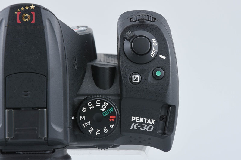 PENTAX K-30 Black 16.3 MP DSLR Camera 18-55 50-200 Lenses