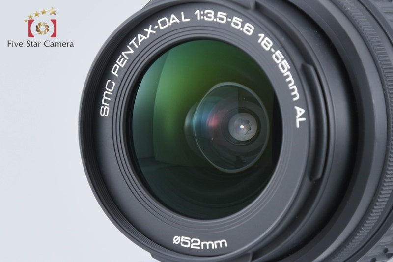 PENTAX K-30 Black 16.3 MP DSLR Camera 18-55 50-200 Lenses