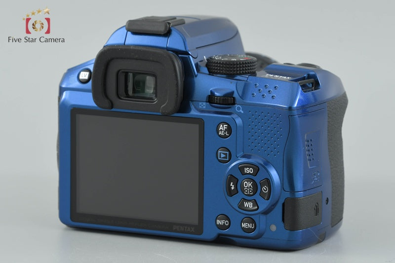 PENTAX K-30 Crystal Blue 16.3 MP DSLR Camera + SMC DA 18-55mm f/3.5-5.6 AL