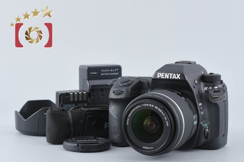 Pentax K-5 16.3 MP Digital SLR Camera SMC DA L 18-55 Lens