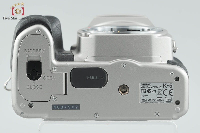 Pentax K-5 Silver 16.3 MP Digital SLR Camera Body
