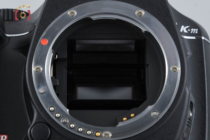 "Shutter count 5,761" Pentax K-m 10.2 MP DSLR 18-55 50-200 Lenses