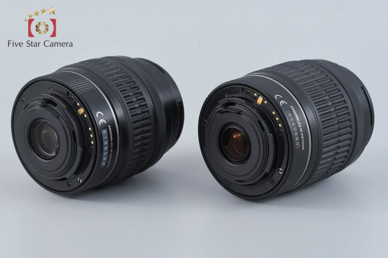 "Shutter count 5,761" Pentax K-m 10.2 MP DSLR 18-55 50-200 Lenses