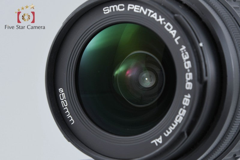 "Shutter count 5,761" Pentax K-m 10.2 MP DSLR 18-55 50-200 Lenses