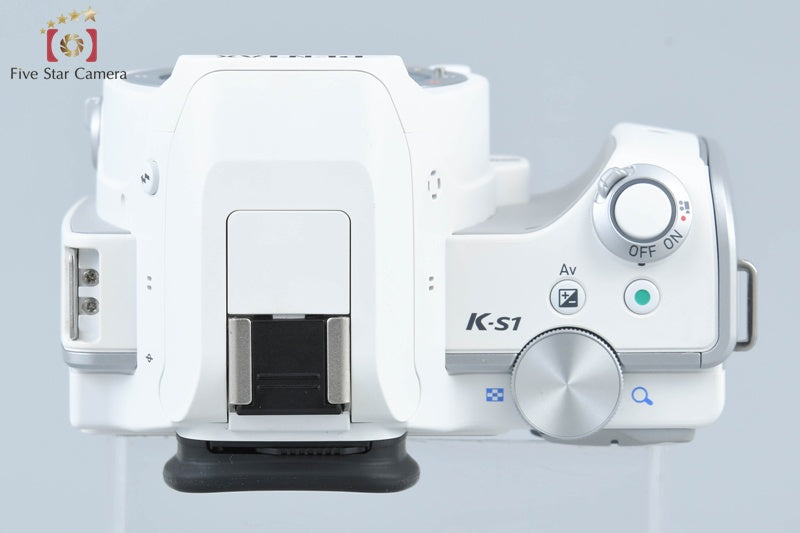 "Shutter count 2,192" Pentax K-S1 White 20.1 MP Digital SLR Camera Body