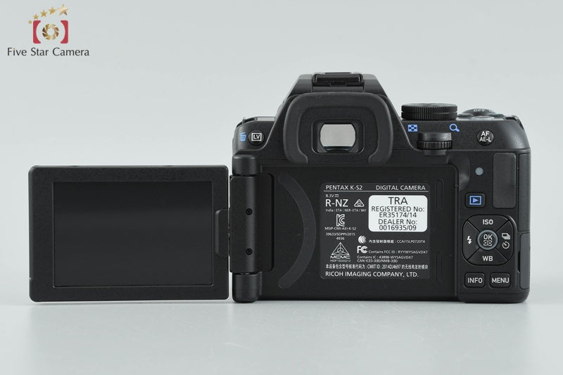 "Shutter count 3,302" PENTAX K-S2 Black 20.1 MP DSLR Camera Body