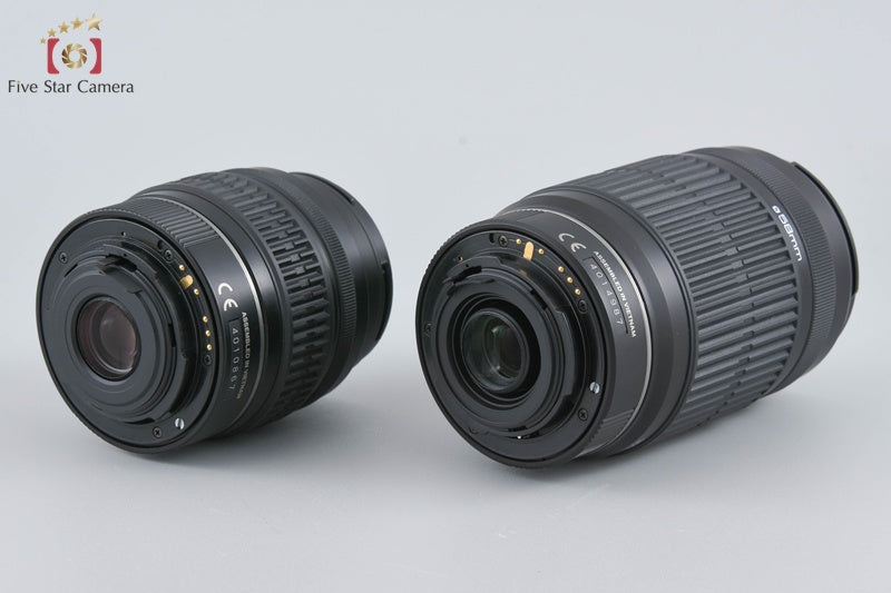 "Count 2,083" Pentax K-x Black 12.4 MP DSLR + SMC DA L 18-55 55-300 Lenses