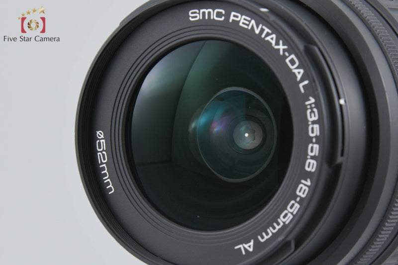 "Count 2,083" Pentax K-x Black 12.4 MP DSLR + SMC DA L 18-55 55-300 Lenses