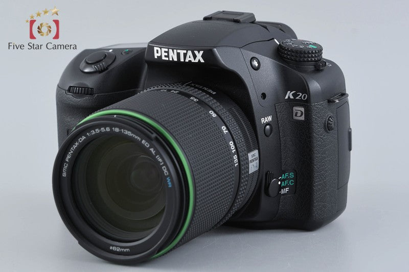 "Shutter count 4,821" PENTAX K20D 14.6 MP Digital SLR Camera SMC DA 18-135 Lens