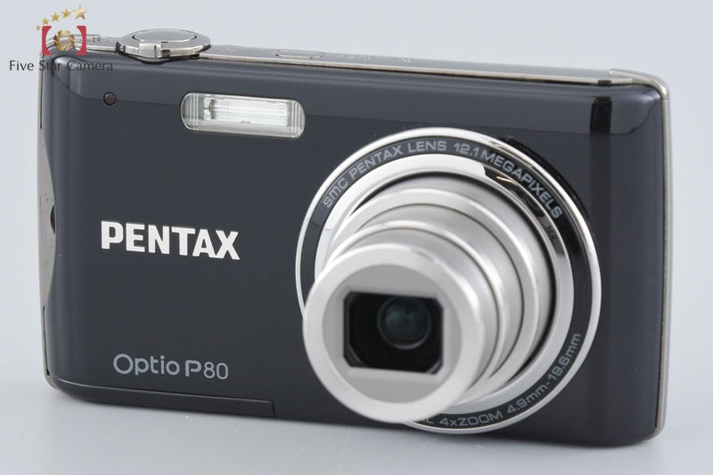 PENTAX Optio P80 Black 12.1 MP Digital Camera [Very Good]