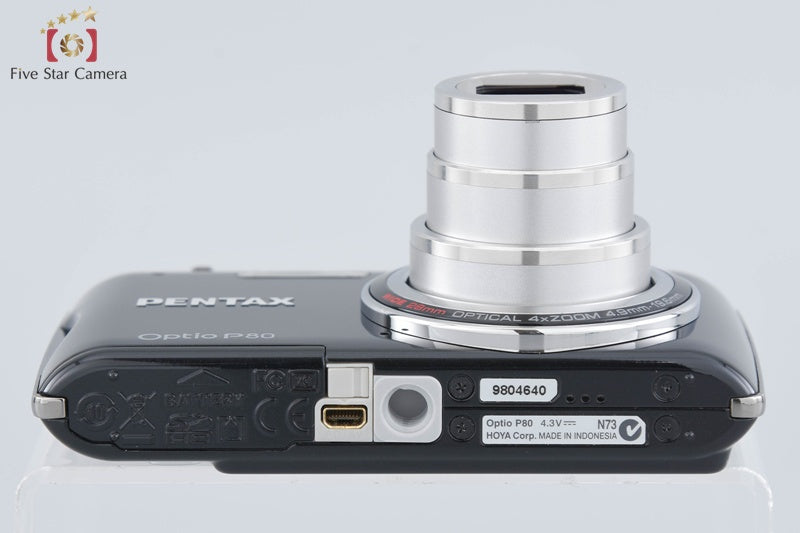 PENTAX Optio P80 Black 12.1 MP Digital Camera [Very Good]