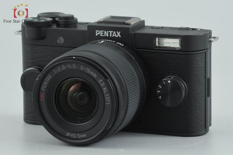 "Count 2,223" PENTAX Q-S1 Black 12.4 MP Digital Mirrorless Camera 5-15 Lens