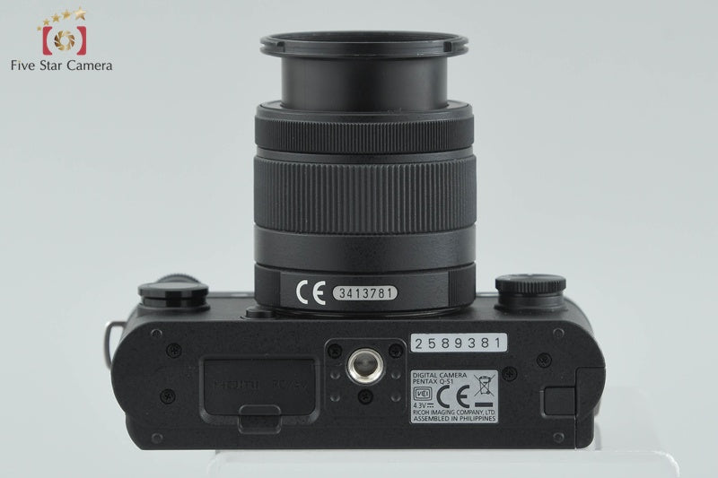 "Count 2,223" PENTAX Q-S1 Black 12.4 MP Digital Mirrorless Camera 5-15 Lens