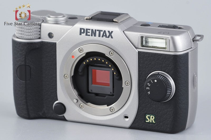 "Shutter count 896" PENTAX Q7 Silver 12.4 MP Digital Camera Body [Excellent]