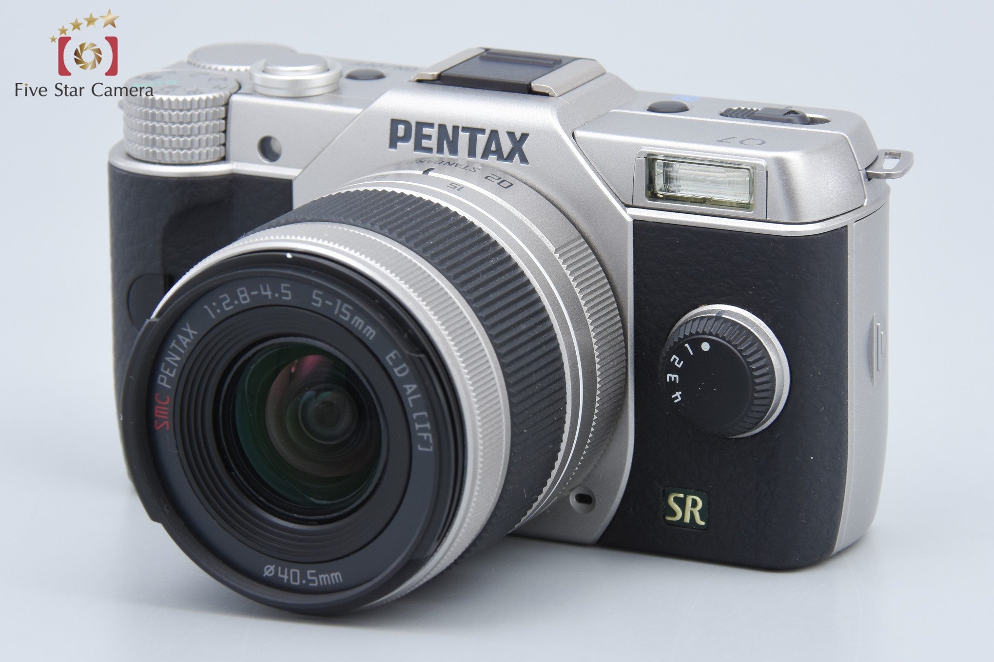 "Shutter count 179" PENTAX Q7 Silver 12.4 MP Digital Camera 5-15 Lens