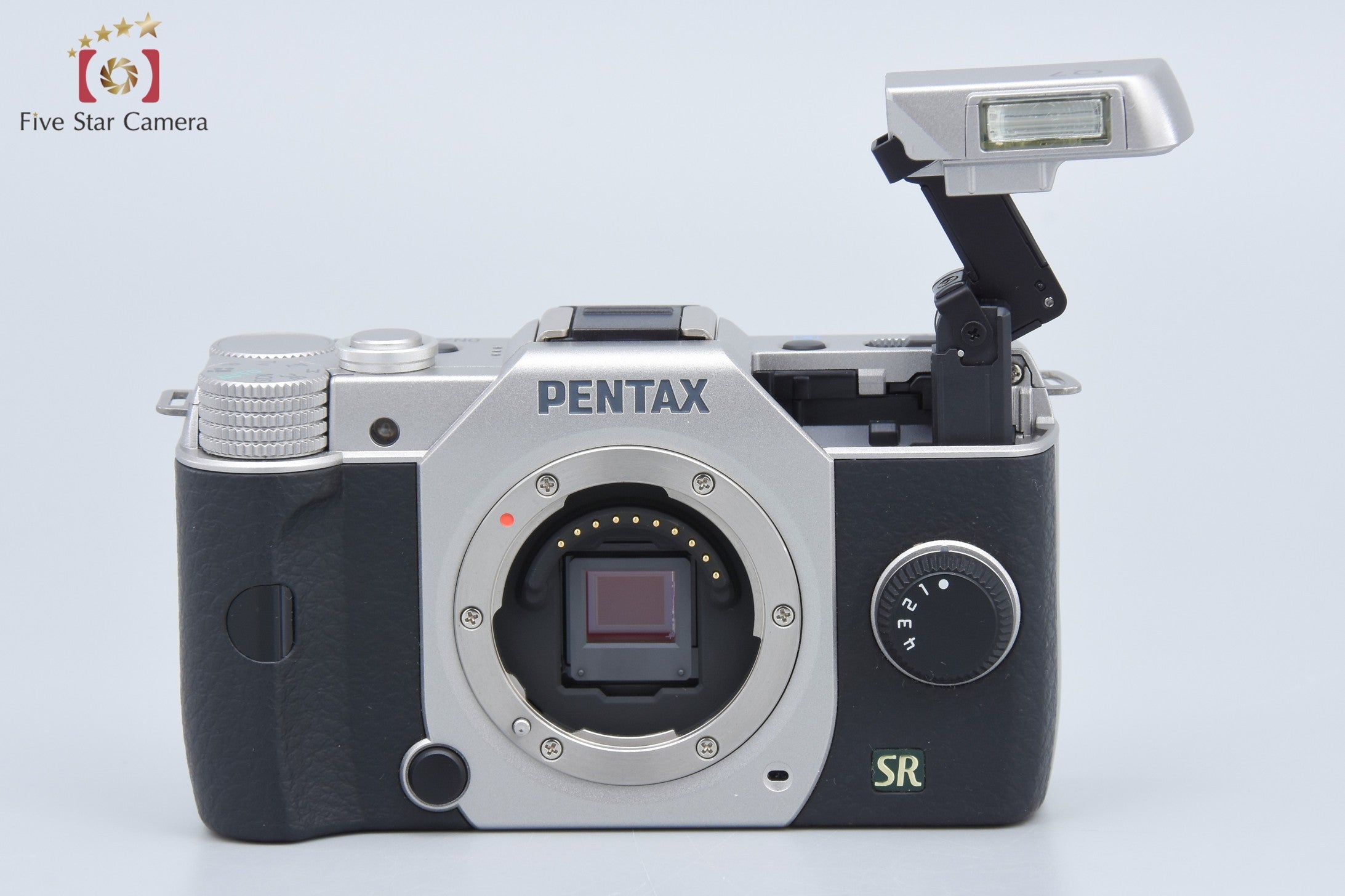 "Shutter count 179" PENTAX Q7 Silver 12.4 MP Digital Camera 5-15 Lens
