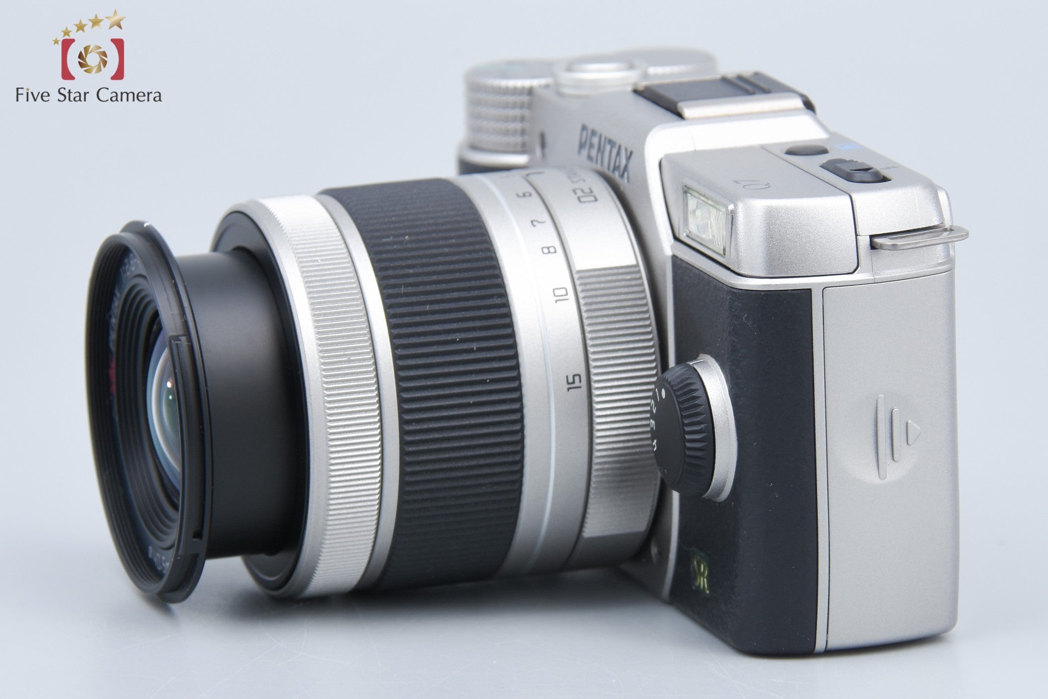 "Shutter count 179" PENTAX Q7 Silver 12.4 MP Digital Camera 5-15 Lens